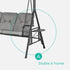 Florence Garden Swing Seat - Grey